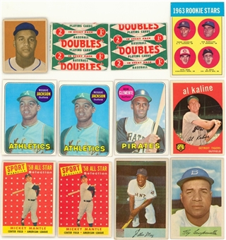 1909-11-1970s Topps and Assorted Brands Multi-Sports Collection (200+) Including Hall of Famers